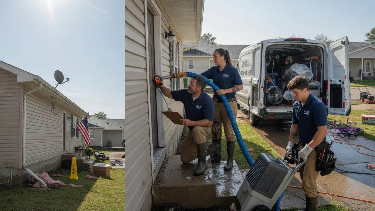 Ceiling Water Damage Restoration in Manchester, MI near me